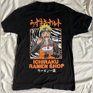 Naruto Shippuden Ichiraku Ramen Shop Graphic T-Shirt Men's Medium Anime